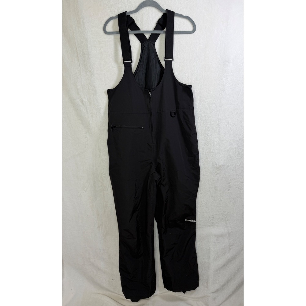 Boulder Gear Ski Bib‎ Pants Mens XL Black Insulated Snowboard Overalls 6901R
